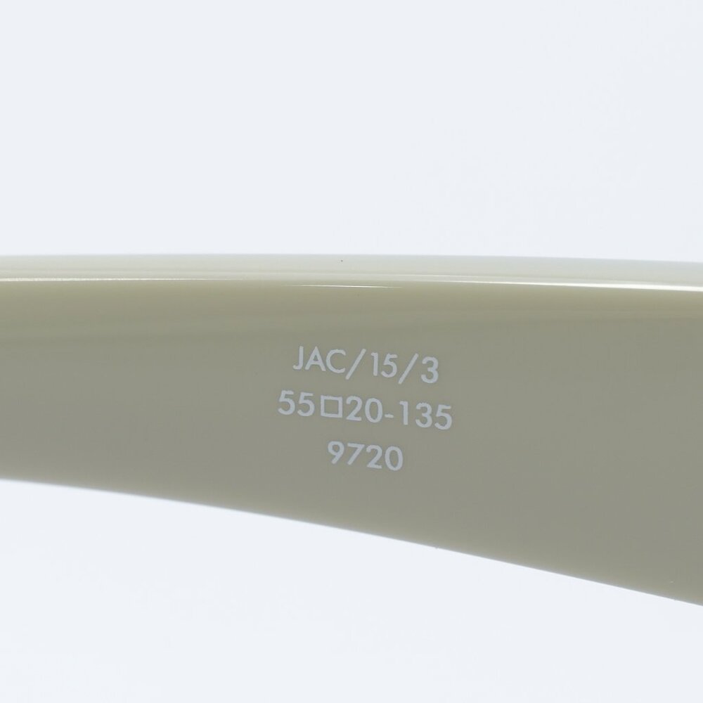 Jacquemus COLAPSO JAC/15 C3 Sunglasses Beige Geometric Frame, Brown Lenses - Picture 7 of 11